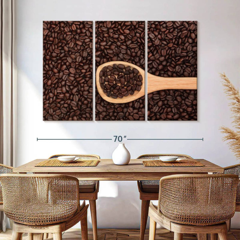 Yarlin Coffee Beans On Spoon, 42" H x 65" W