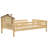 Wood Platform Bed with House-shaped Headboard, LED and Built-in Storage-1298369108-1298369113