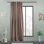 Extra Long & Extra Wide Faux Linen Decorative Curtain Single Panel