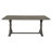 6-Piece Farmhouse Dining Table Set 72" Wood Rectangular Table, 4 Upholstered Chairs with Bench-1277618495