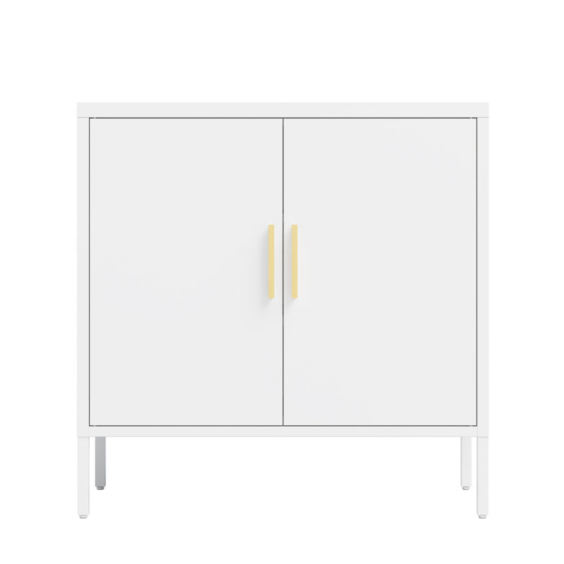 Veneda 31.5'' Wide Steel File Cabinet, White