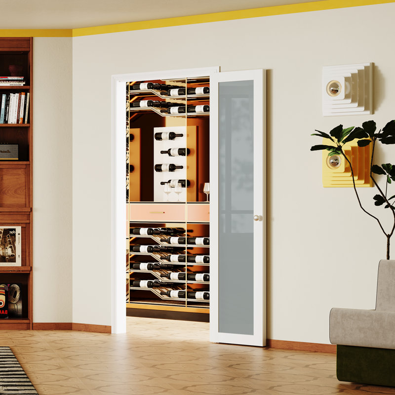 Compack 180 Degrees - Bi-Fold Door Hardware Kit, Folding Door Hardware Set, Commercial Grade Hinge System, 24" x 80"