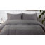 Ensemble de housse de couette 3 pièces, housse d'édredon en coton lavé avec fermeture à glissière - NTBAY-48445497-48445502