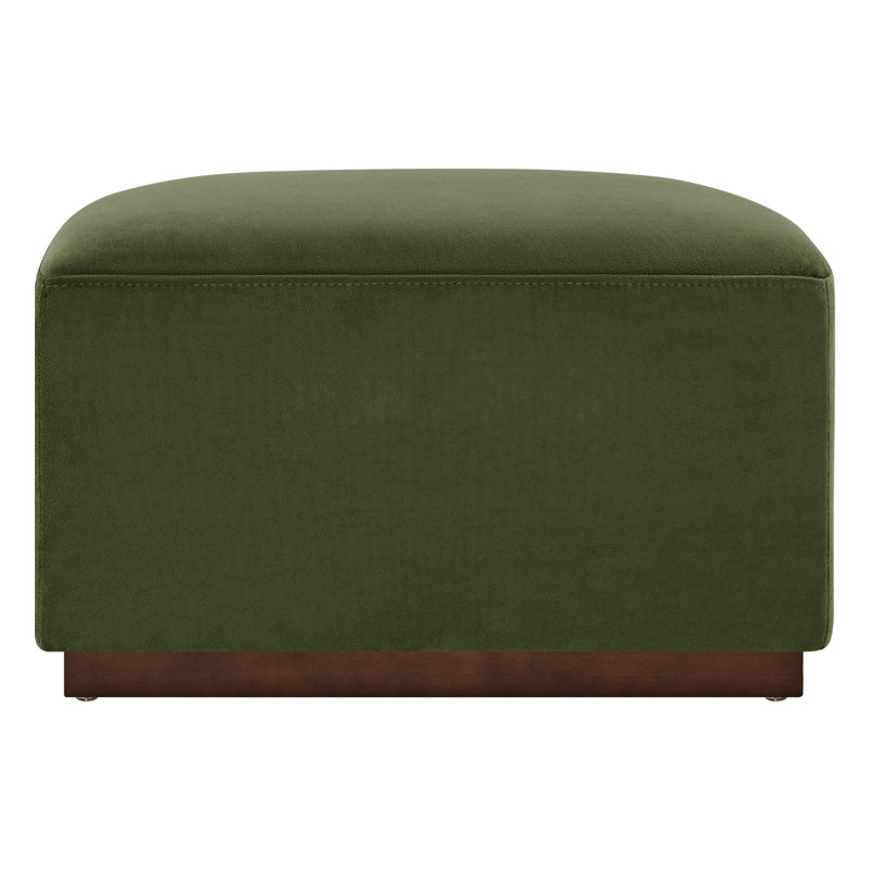 Upholstered Ottoman, Bella Forest