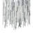 Waterfall Linear Glass And Metal Mosaic Tile-61209337