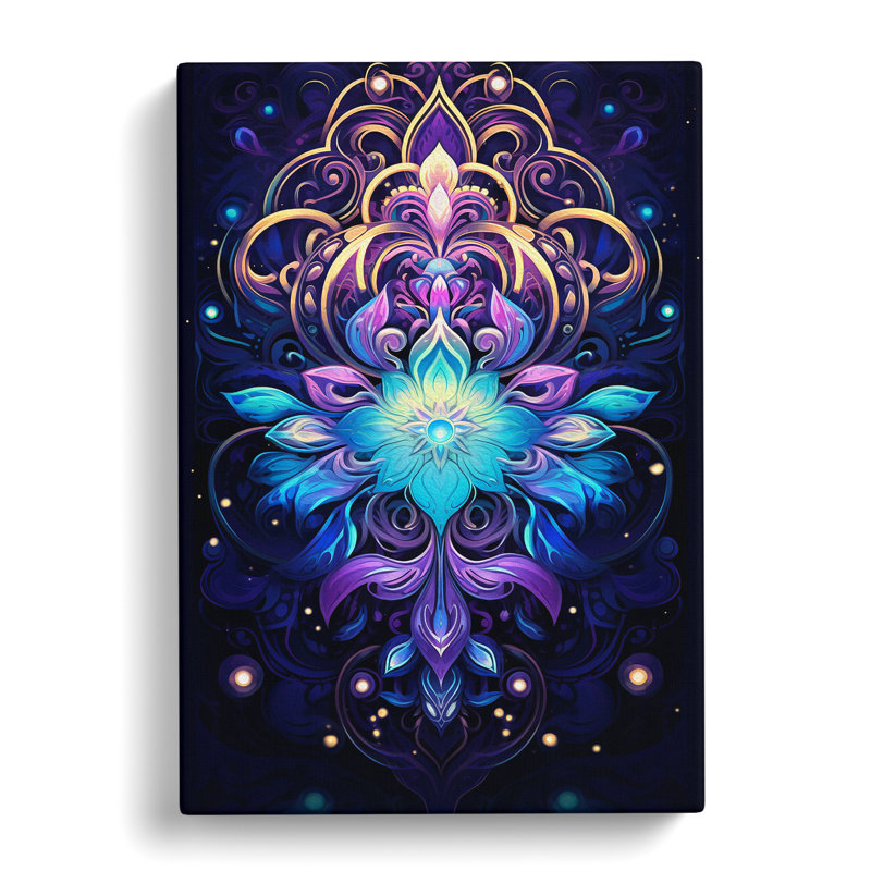 Mandala Nouveau - Print, 76cm H x 50cm W x 3cm D