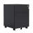 2-Drawer Mobile File Cabinet With Lock, Steel File Cabinet With Wheels-1737567172