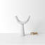 10" Stone Tabletop Candelabra