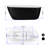 58.5'' x 28.08'' Freestanding Soaking Acrylic Bathtub