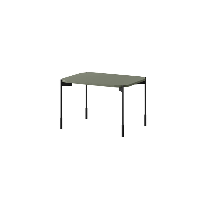 Four Leg Coffee Table, 40cm H x 60cm L x 45cm W, Olive
