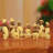 10 Piece African Themed Nativity Scene Set