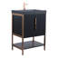  Meuble-lavabo moderne avec plateau en gel acrylique noir Serenity-375953117-375953095-375953090