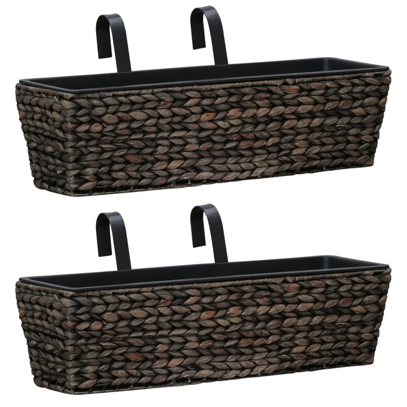 Fallston Planter Box, Dark Brown
