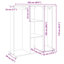 Wardrobe With Wheels 102X38x110 Cm Engineered Wood-1600386754