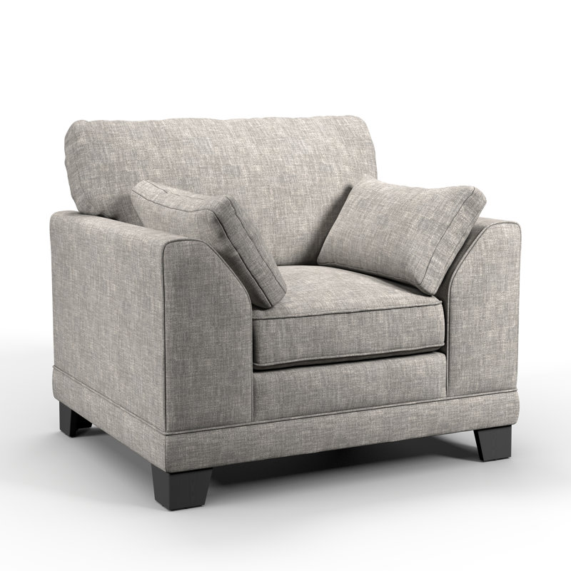 Aadil Upholstered Armchair, Mist