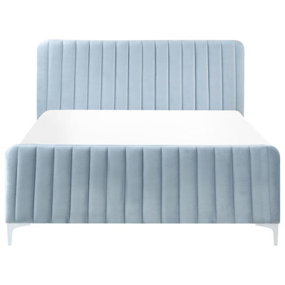 Bed Velvet LUNAN Light Blue