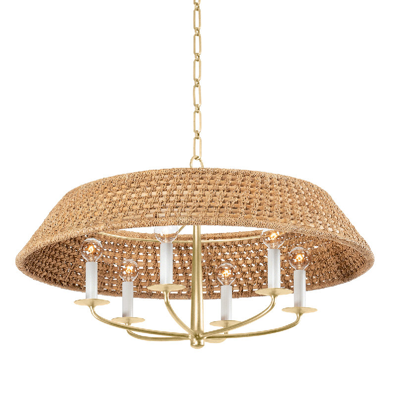 BRADLEY 6 LIGHT CHANDELIER