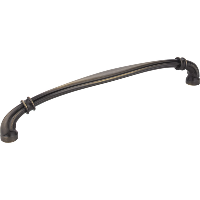 Lafayette Bar Pull, Antique Brushed Satin Brass, 12"