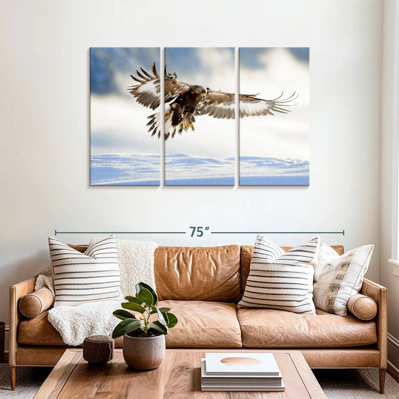 Brampt Norwegian Golden Eagle, 36" H x 57" W