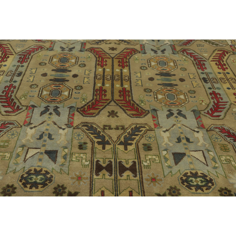 Geometric Large Area Rug 9x12