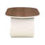 Table basse ovale de luxe industrielle, table basse de 47,24 po avec tiroir de rangement, centre de table en métal noir-125542138