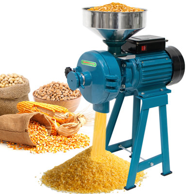Grain Mills, Upgraded 3000W Wet Dry Cereals Grinder Electric Grain Grinder Corn Mill Heavy Duty 110V Commercial Grain Grinder Machine With Funnel -  JTANGL, K16DDMFJ-LVZT002@1
