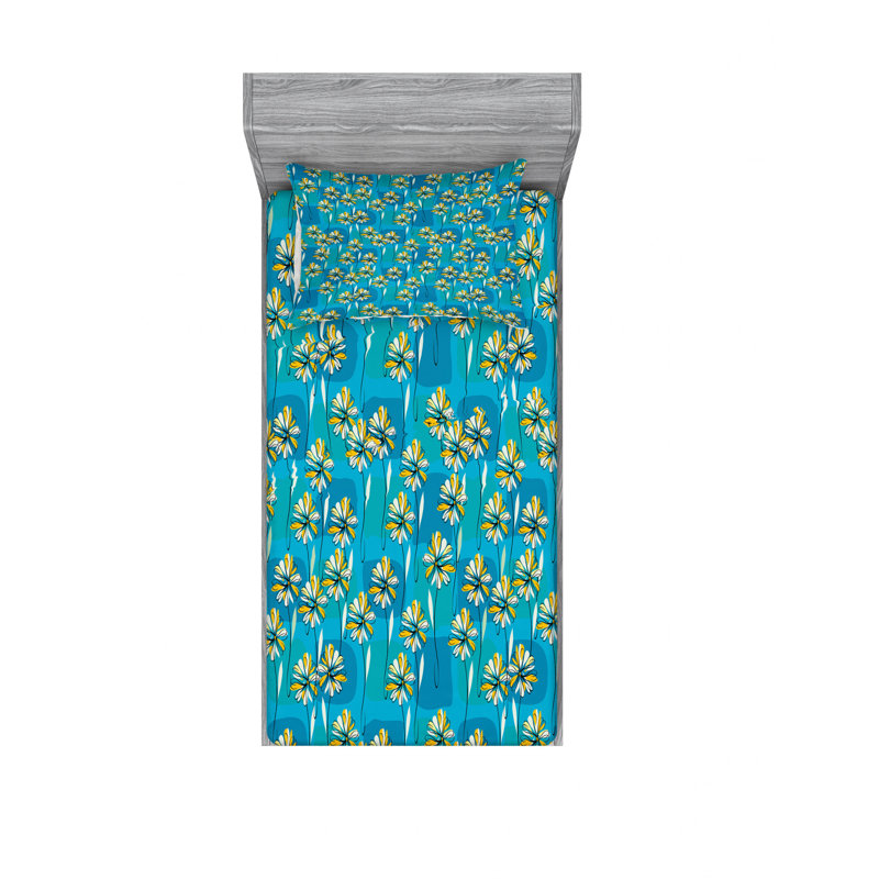 Ensemble de draps Saisy, Ensemble de draps pour lit simple TG avec drap-hou
