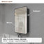 Armoire à pharmacie rectangulaire sans cadre avec miroir l 20 po x H 26 po Verve-791598927-791598920