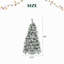 Arbre de Noël enneigé épinette 6 pi avec pommes de pin, arbre de Noël artificiel avec 403 pointes de branches, branches mixtes en PE et PVC, 250 lumières DEL multicolores, 11 modes de clignotants, décorations des Fêtes-977236040-977236043