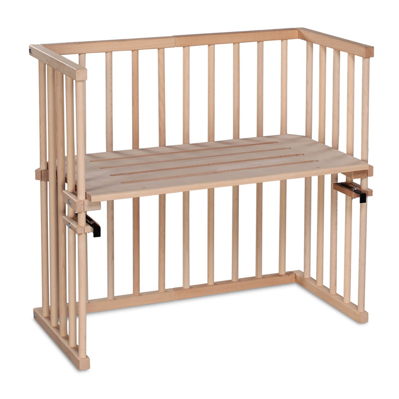 Babybay 5-in-1 Bedside Crib, Natural