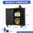 Sturdy Metal Tool Storage Cabinet With Wheels - Tool Storage Cabinet  Garage, Office, And Home Organizer Solutions