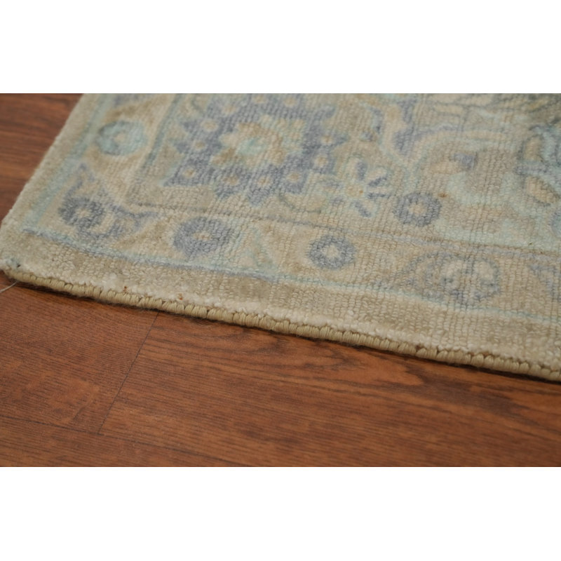 Handmade Transitional Oushak Area Rug 5x8