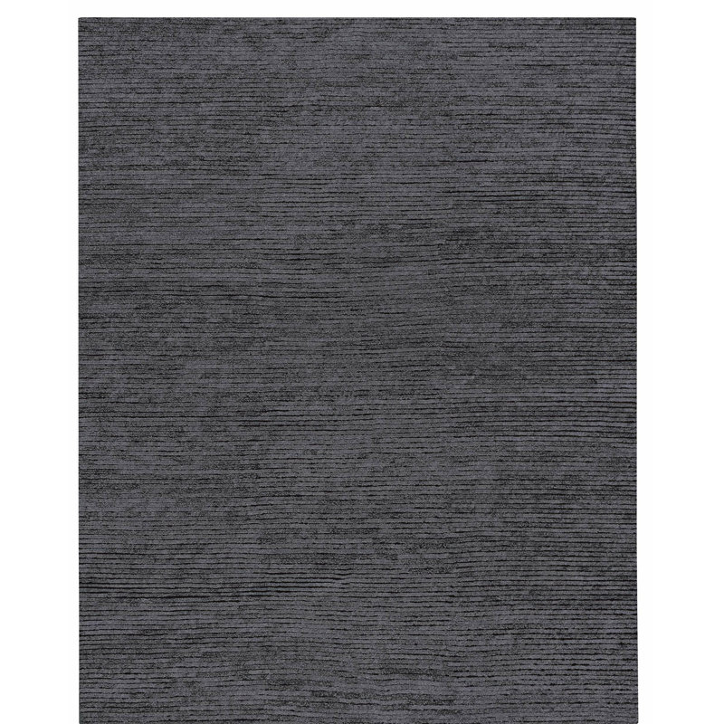 Hidden Path Striped Area Rug in Purple, Rectangle 9' x 12'