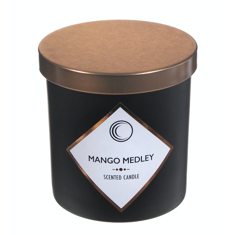 Mango Scented Jar Candle, 3.95" H x 3.15" W x 3.15" D