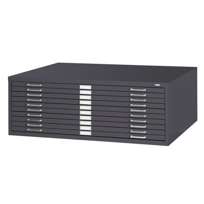 Ten-Drawer Flat File Filing Cabinet