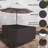 HeavyDuty Multipurpose Waterproof Outdoor Rectangle Dining Table &Chair Set Cover with Umbrella Hole-1844352415-1844352401