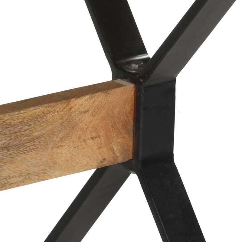 Kamari Solid Wood Top Dining Table, H76 x L140 x W70cm