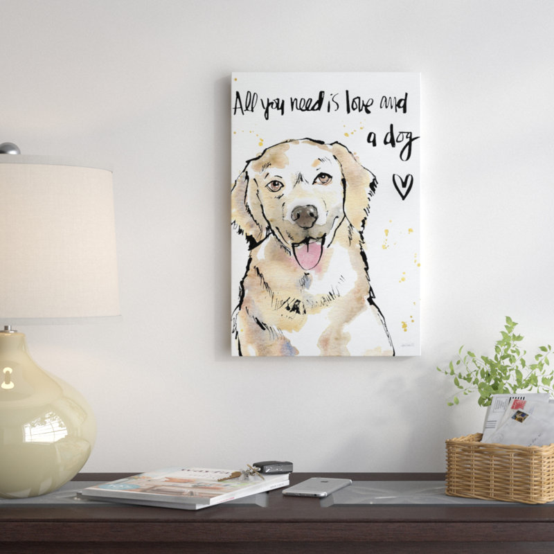 « v », reproduction d’art sur toile Strike a Paws, H 18 po x l 12 po x P 1,5 po, Toile tendue, Pas de tapis