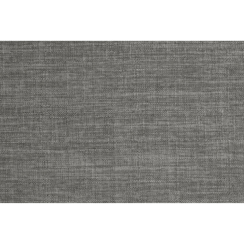 Banc rembourré blanc antique pour la salle à manger de cuisine - siège de 48 po, tissu texturé gris, capacité de poids de 300 lb, structure en bois avec finition et assise de 19,5 po de hauteur, bois