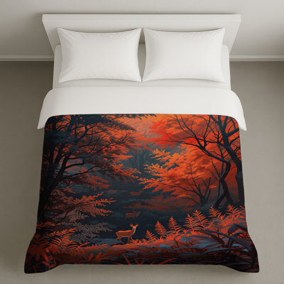 Autumn Forest Deer Duvet Covers