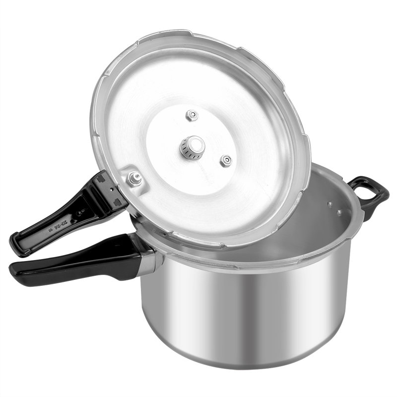 8 Qt. Aluminum Stove Top Pressure Cooker Pot with Steam Release Valve 8 Qt. Aluminum Stove Top Pressure Cooker Pot with Steam Release Valve