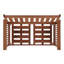 Arianna Solid Wood Outdoor Bench