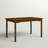 Ponce Rectangular Acacia Outdoor Dining Table With Umbrella Hole , 51'' in. W 31'' in. D