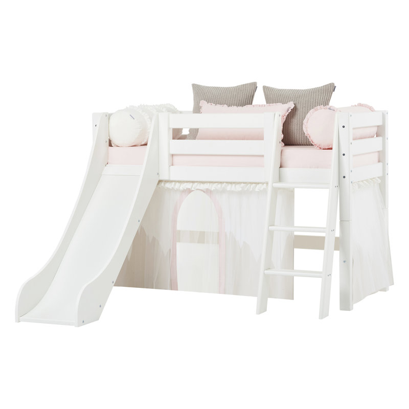 Mid Sleeper Loft Bed Bed by Hoppekids, White