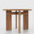 45'' Modern Wood Round Dining Table Kitchen Table With Cross Pedestal for Seats 4-1116506212-1116506213