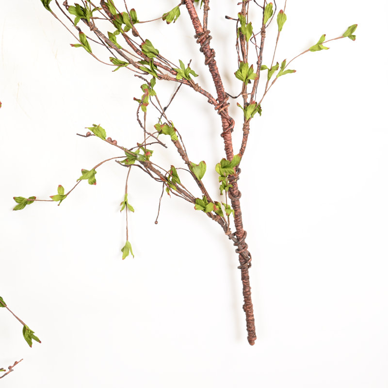 Artificial Faux Branch Greenery Leaves Sprays Long Stem For Vase Filler Dining Table Centerpieces, Home Wedding Party Decor Indoor