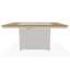 36" x 54" Rustic Polymer Fire Table with Propane Shelf-380258340