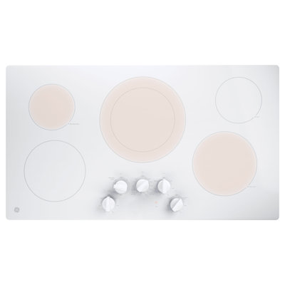 Built-in 36" Electric Cooktop with 5 Burners