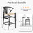 Margo 26" Wood Counter Stool-1074750033