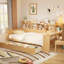 Lit de jour multifonctionnel en bois pour lit simple avec tablette et rangement pour bureau-1032856498